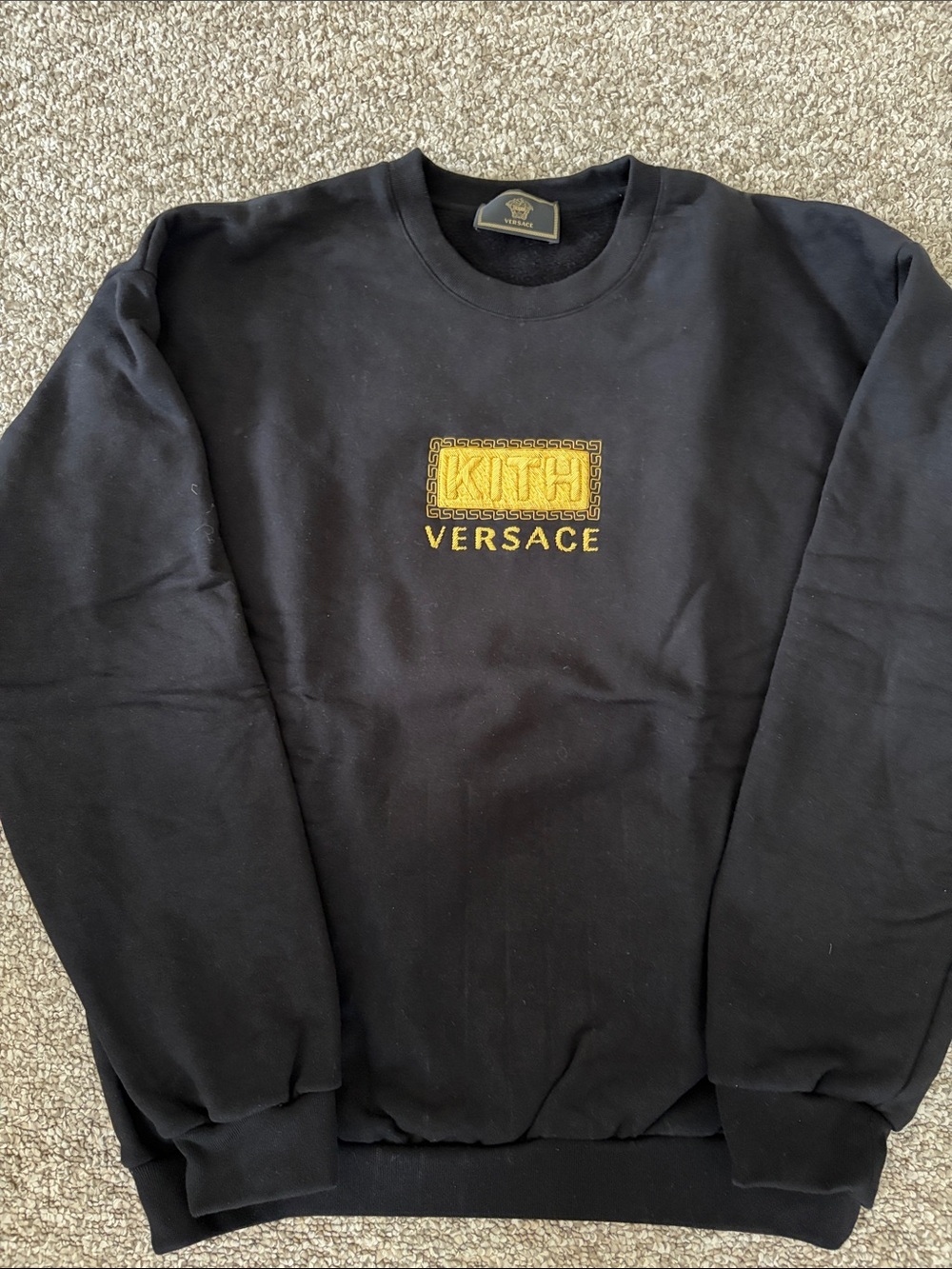 Kith x Versace Greek Key Logo Crewneck
